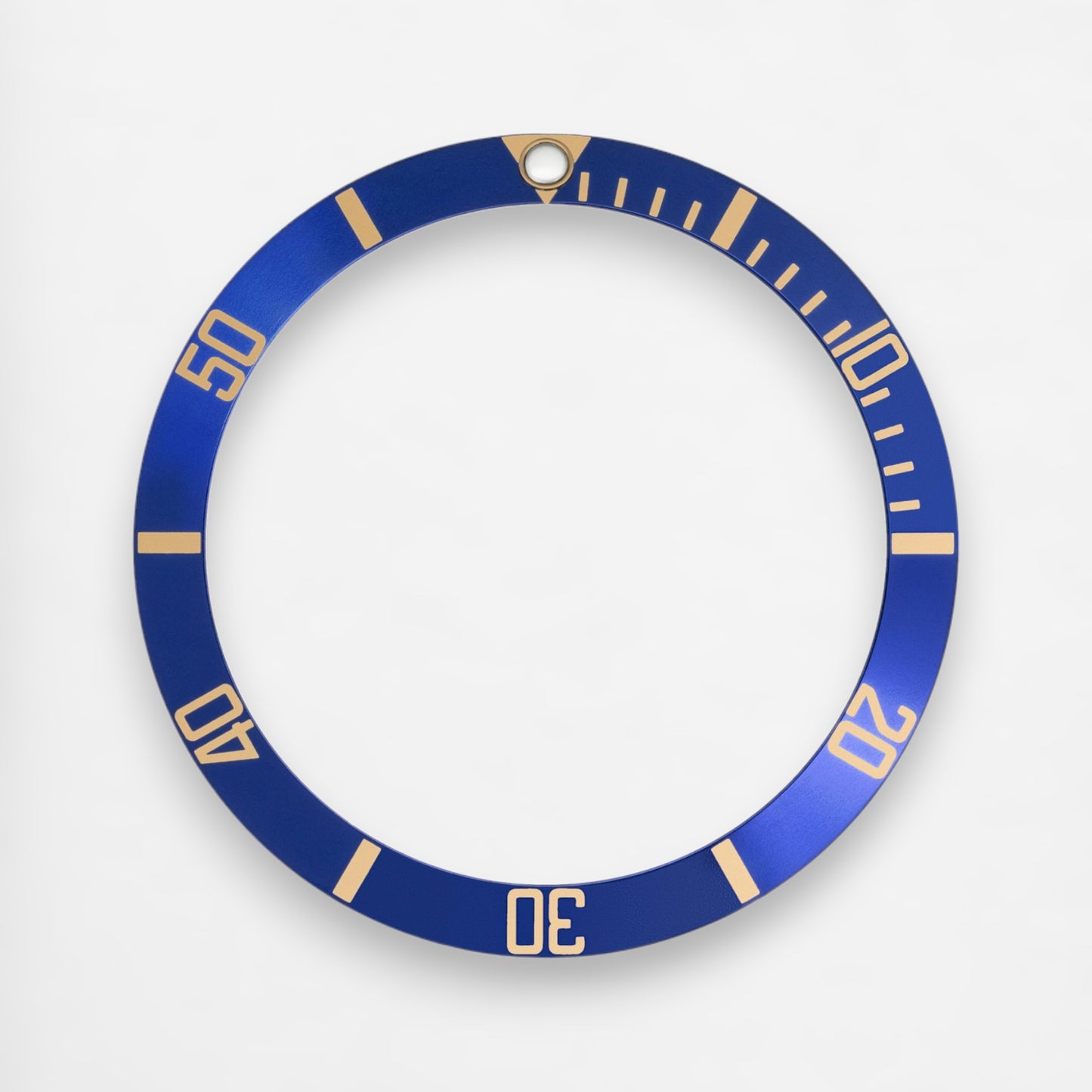 (Blau/Gold) Aluminiumlünette für Rolex Submariner 16613LB