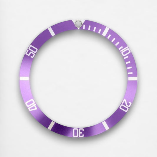 (Purple) Aluminum Bezel Insert for Rolex Submariner 16610