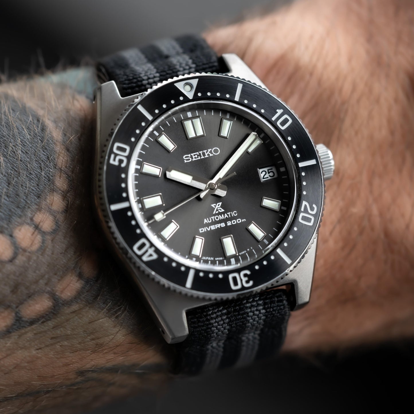 Banda horloflex (Obsidian Black / Grey)