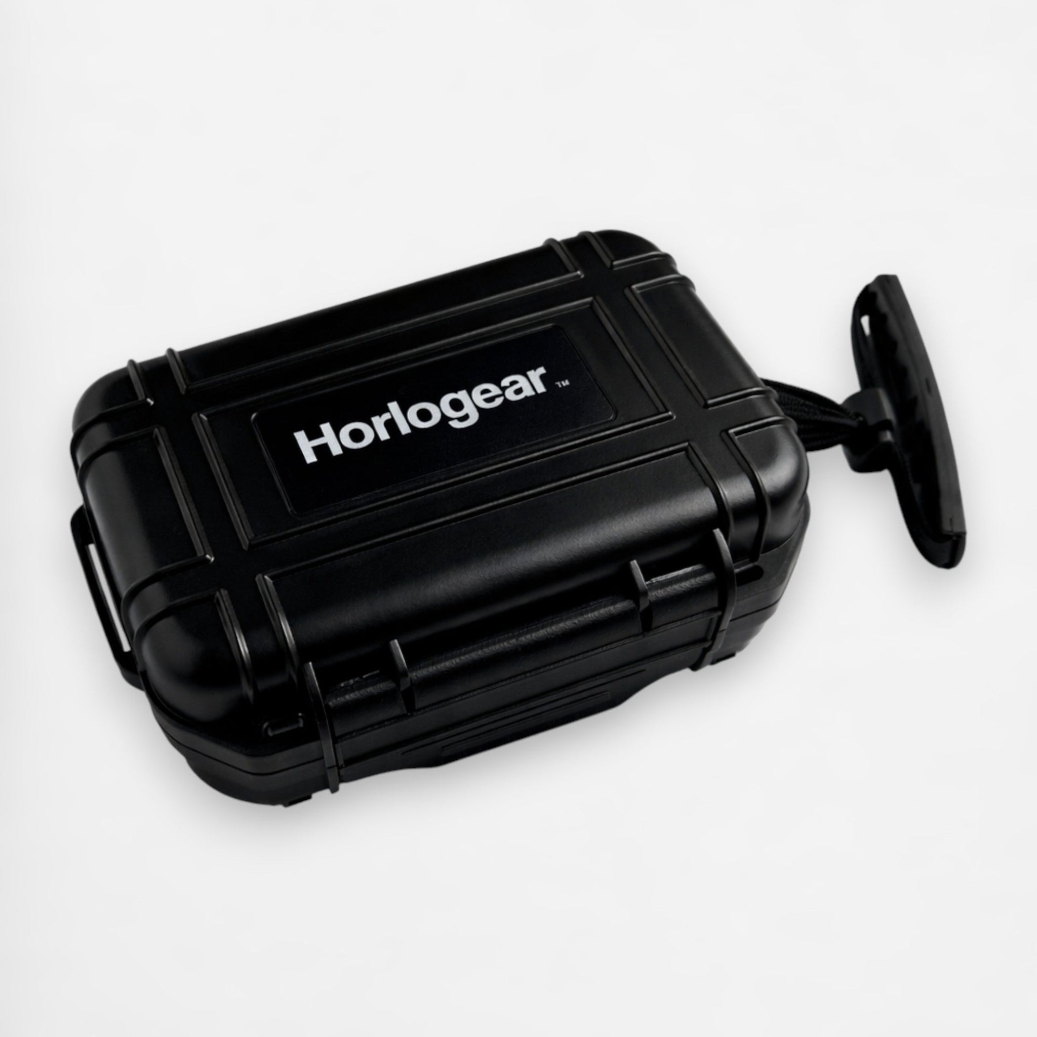 Horlogear | Single Watch Travel Case - Black Hard Shell Wristwatch Box