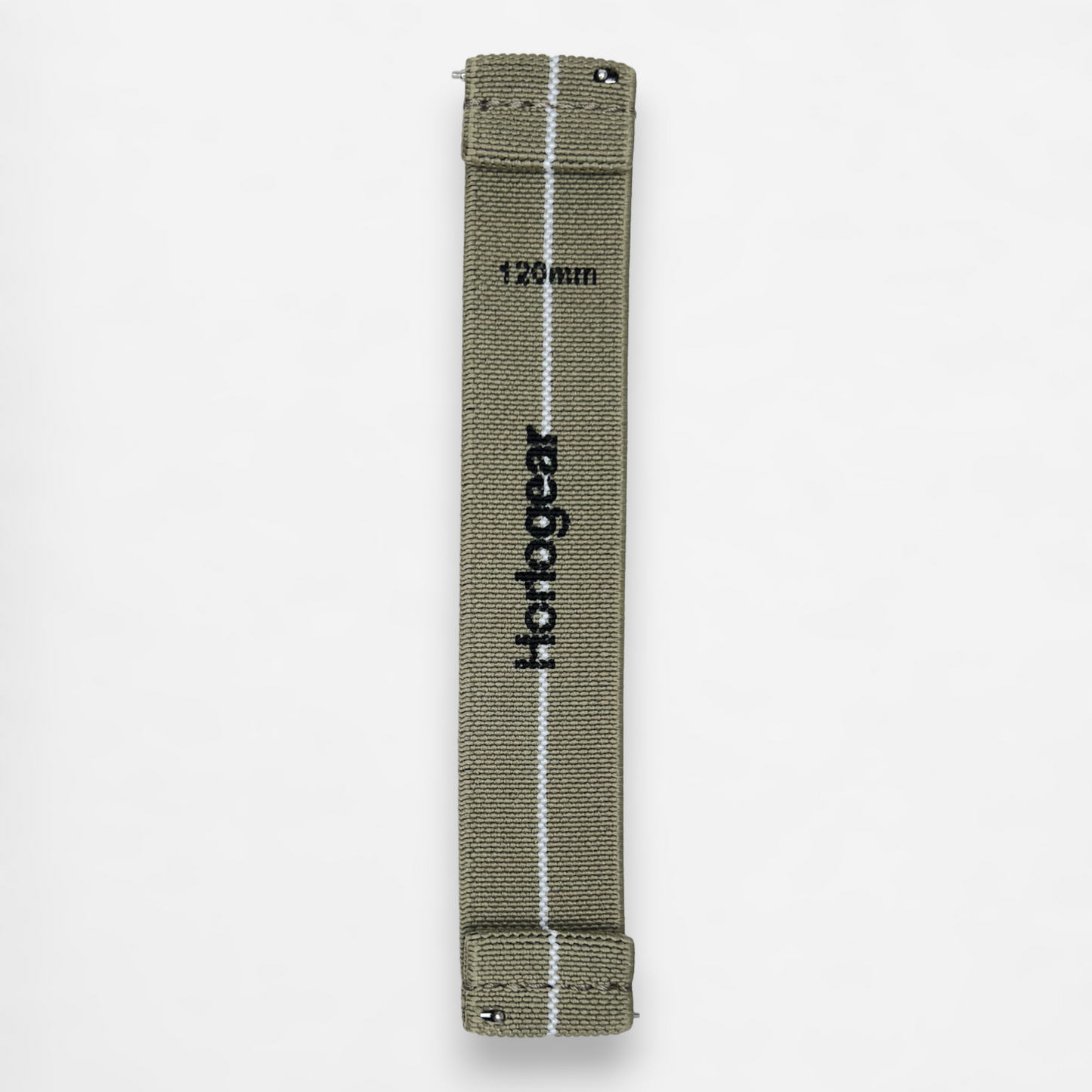 Horloflex Band (Twill Khaki / Weiß)