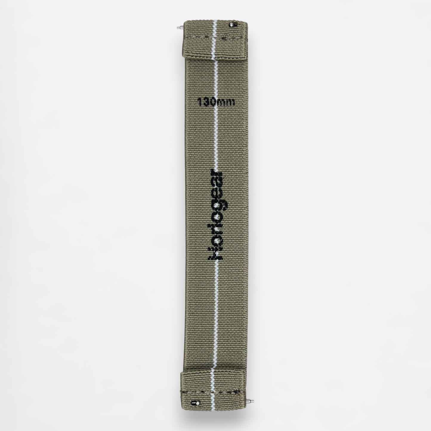 Horloflex Band (Twill Khaki / Weiß)