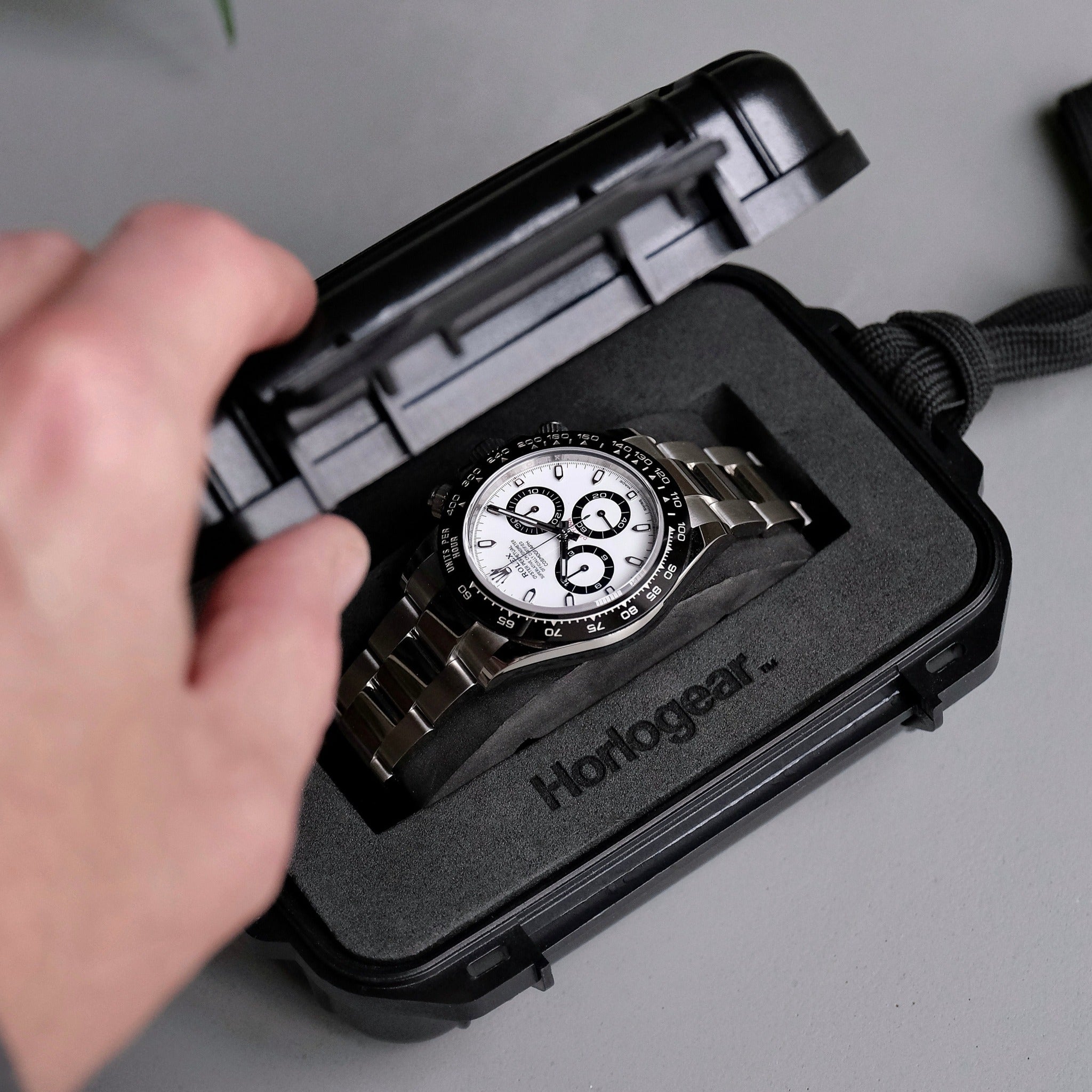 Single Watch Travel Case (Black)