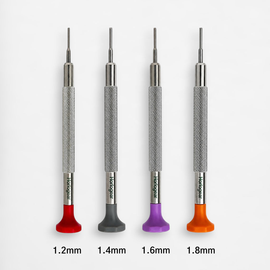 HorloBLADE Watch Screwdriver Set (1.2mm, 1.4mm, 1.6mm, 1.8mm)