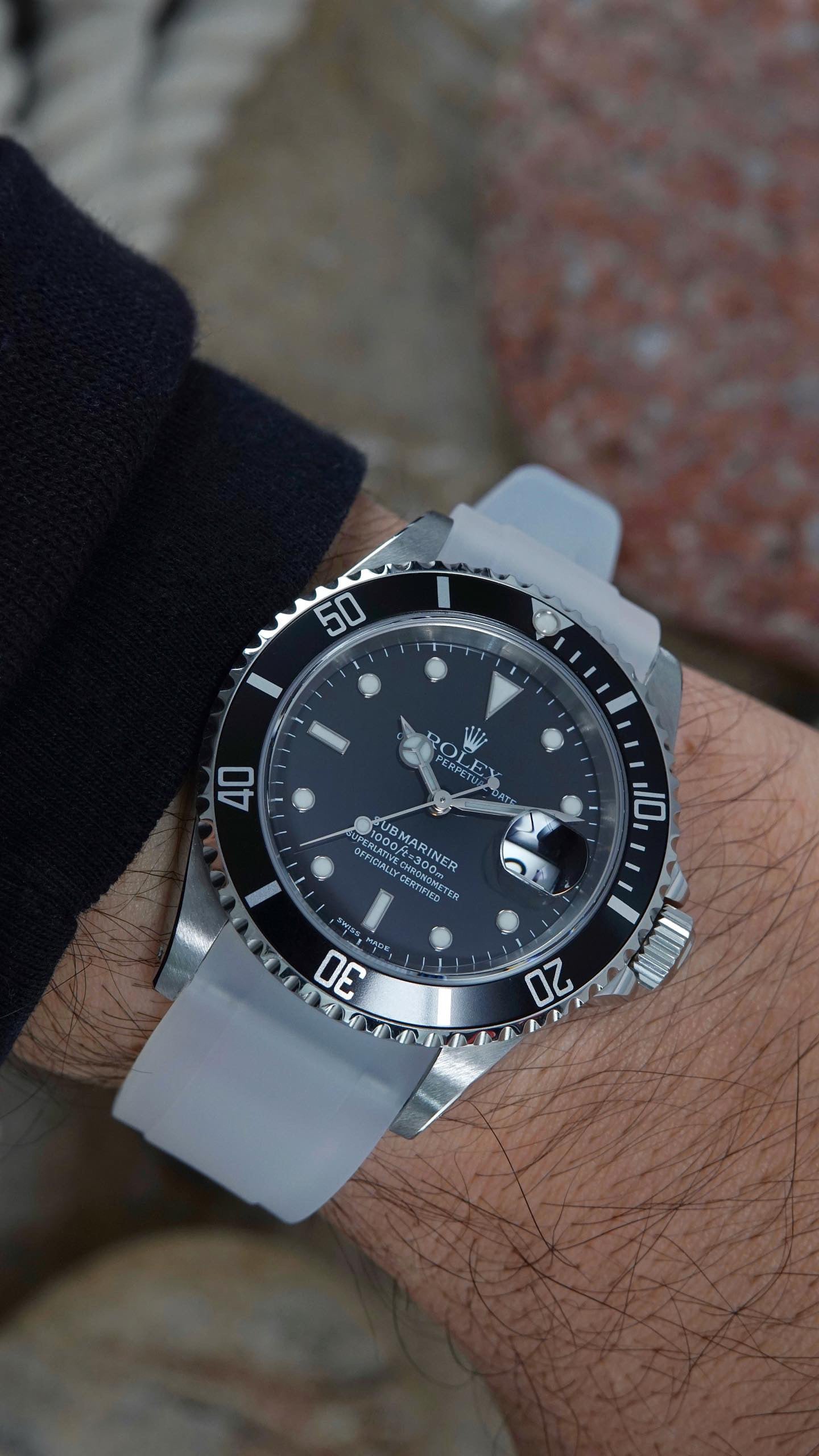 Integrated Rubber Strap 20mm (Arctic Frost)