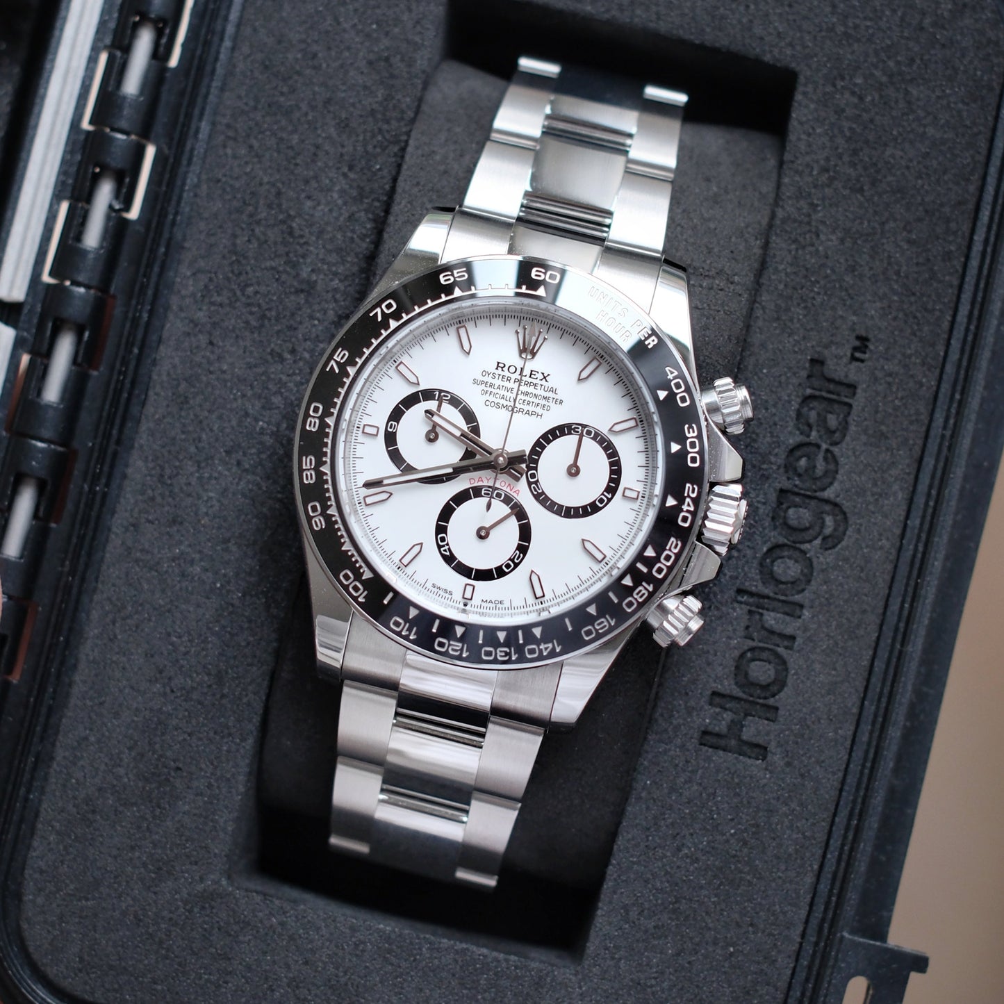 Single Watch Travel Case (White)