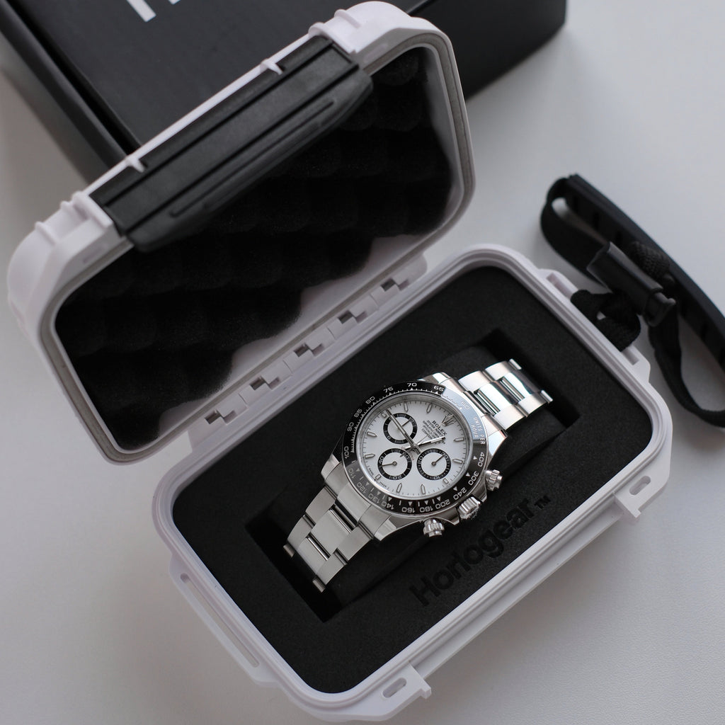 Single Watch Travel Case (White)