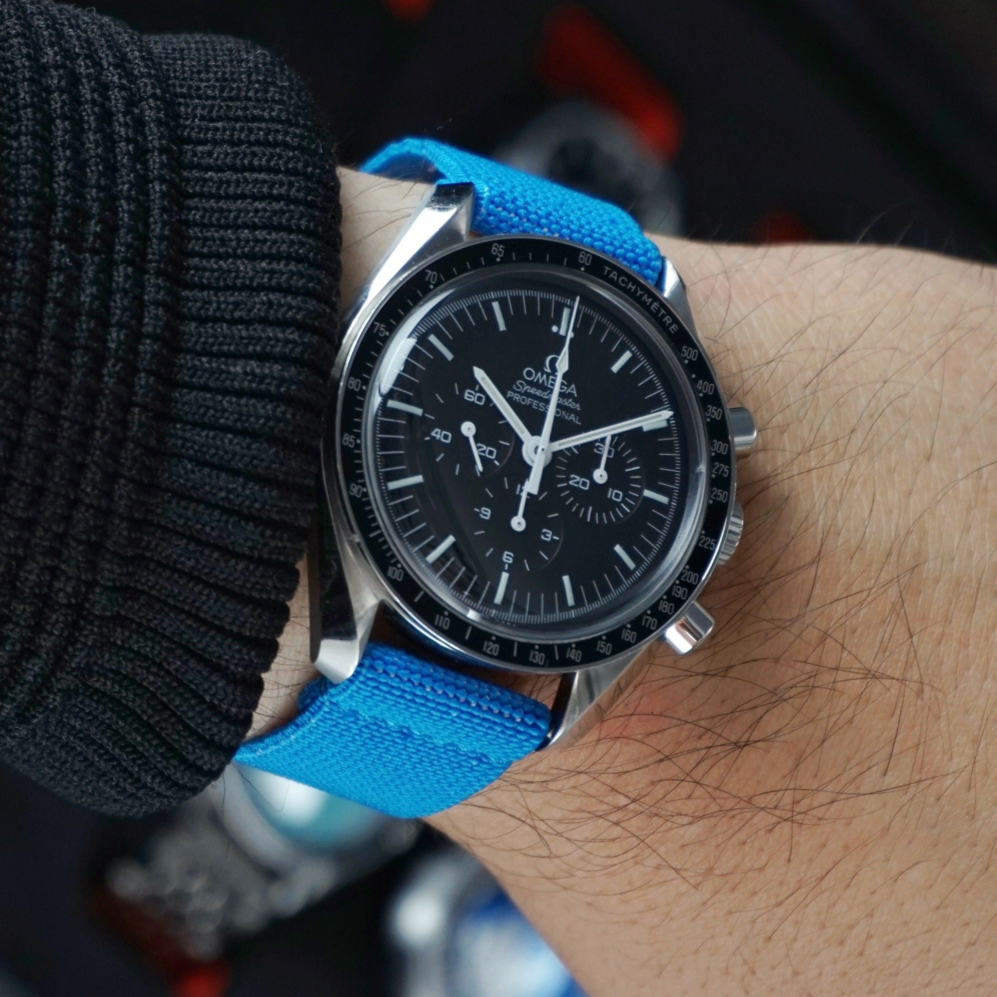 HorloFLEX Elastic Strap 20mm (Vivid Blue)