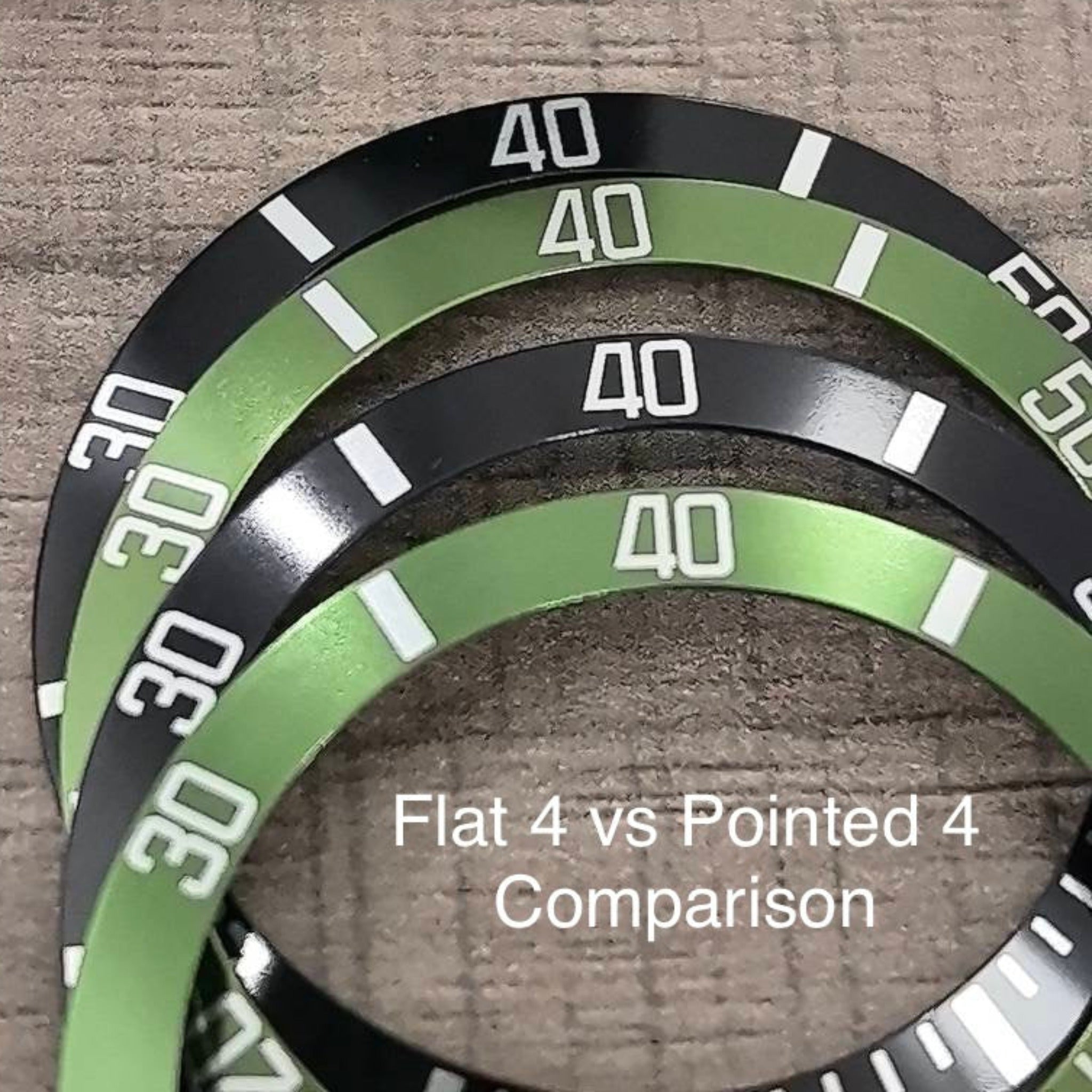 Aluminum Bezel Insert for Rolex Submariner 16610LV (Green)