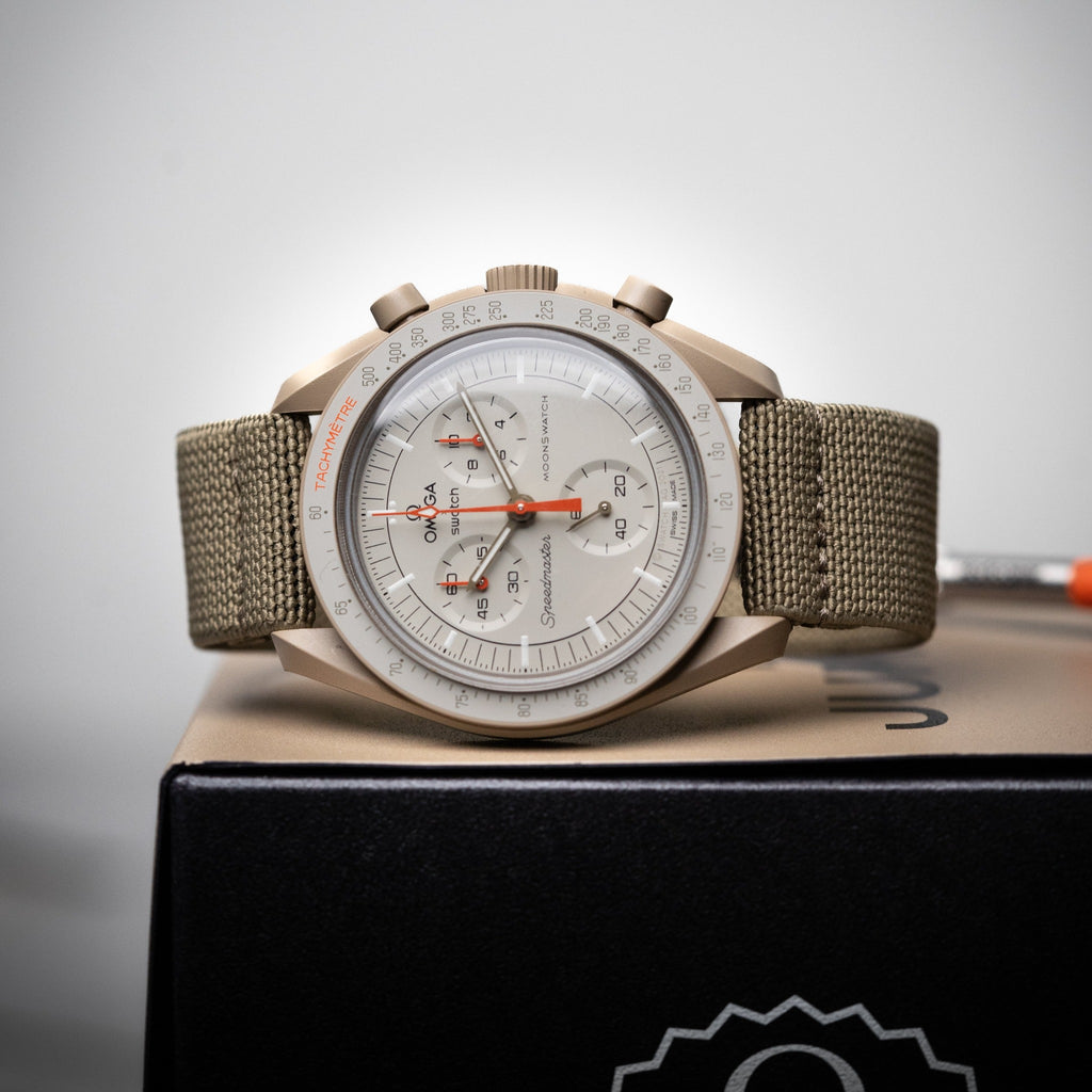 HorloFLEX Elastic Strap 20mm (Twill Khaki)