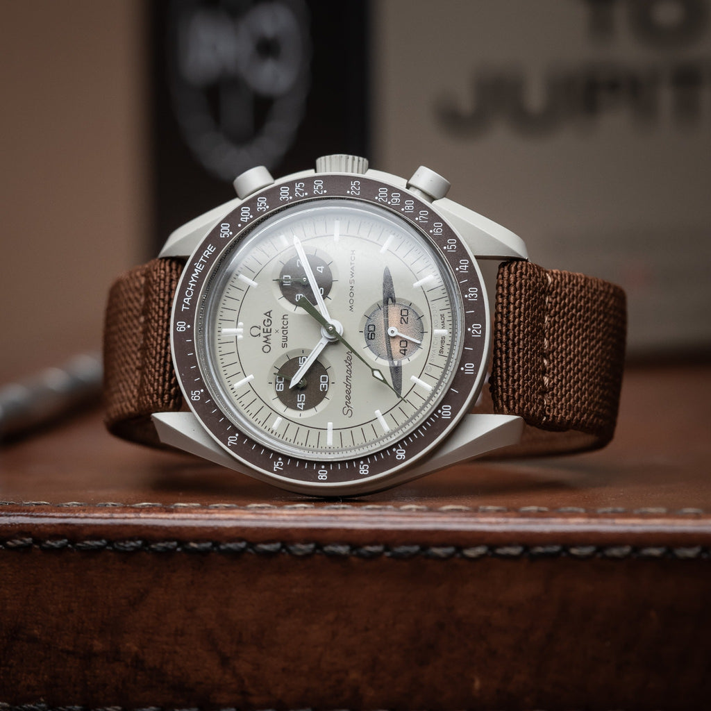 HorloFLEX Elastic Strap 20mm (Cocoa Brown)