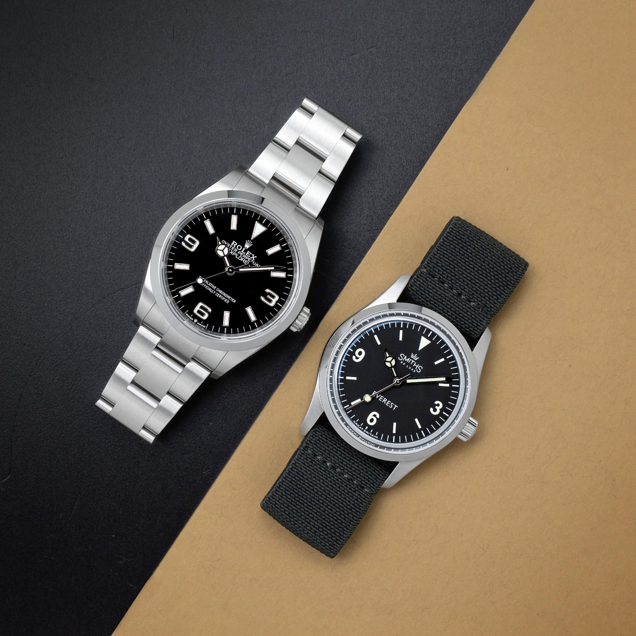 HorloFLEX Elastic Strap 20mm (Obsidian Black)