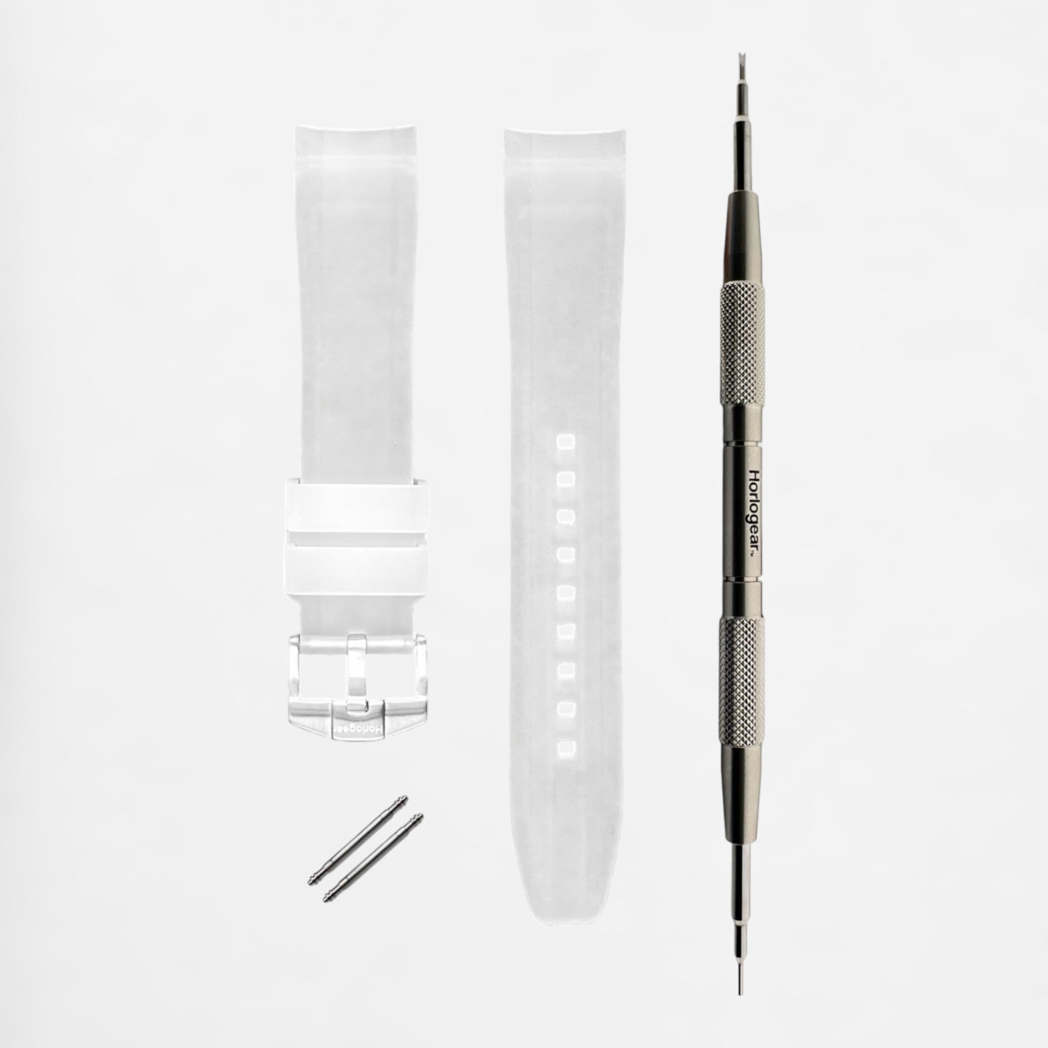 Integrated Rubber Strap 20mm (Arctic Frost)