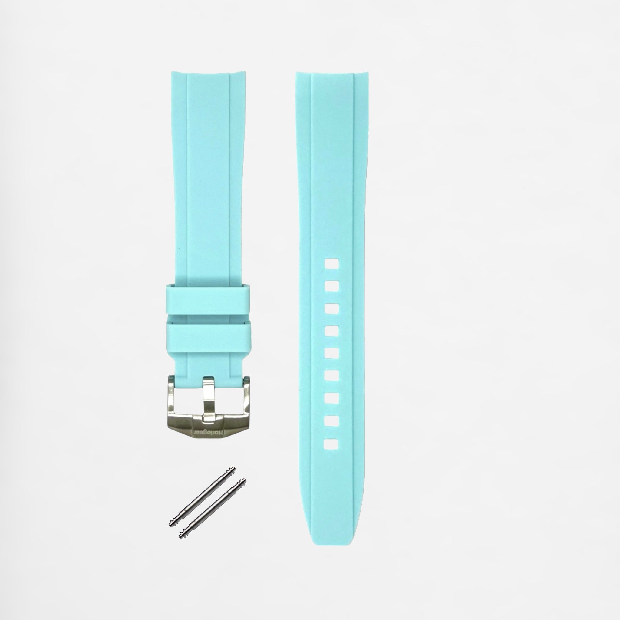 Integrated Rubber Strap 20mm (Delicate Blue)