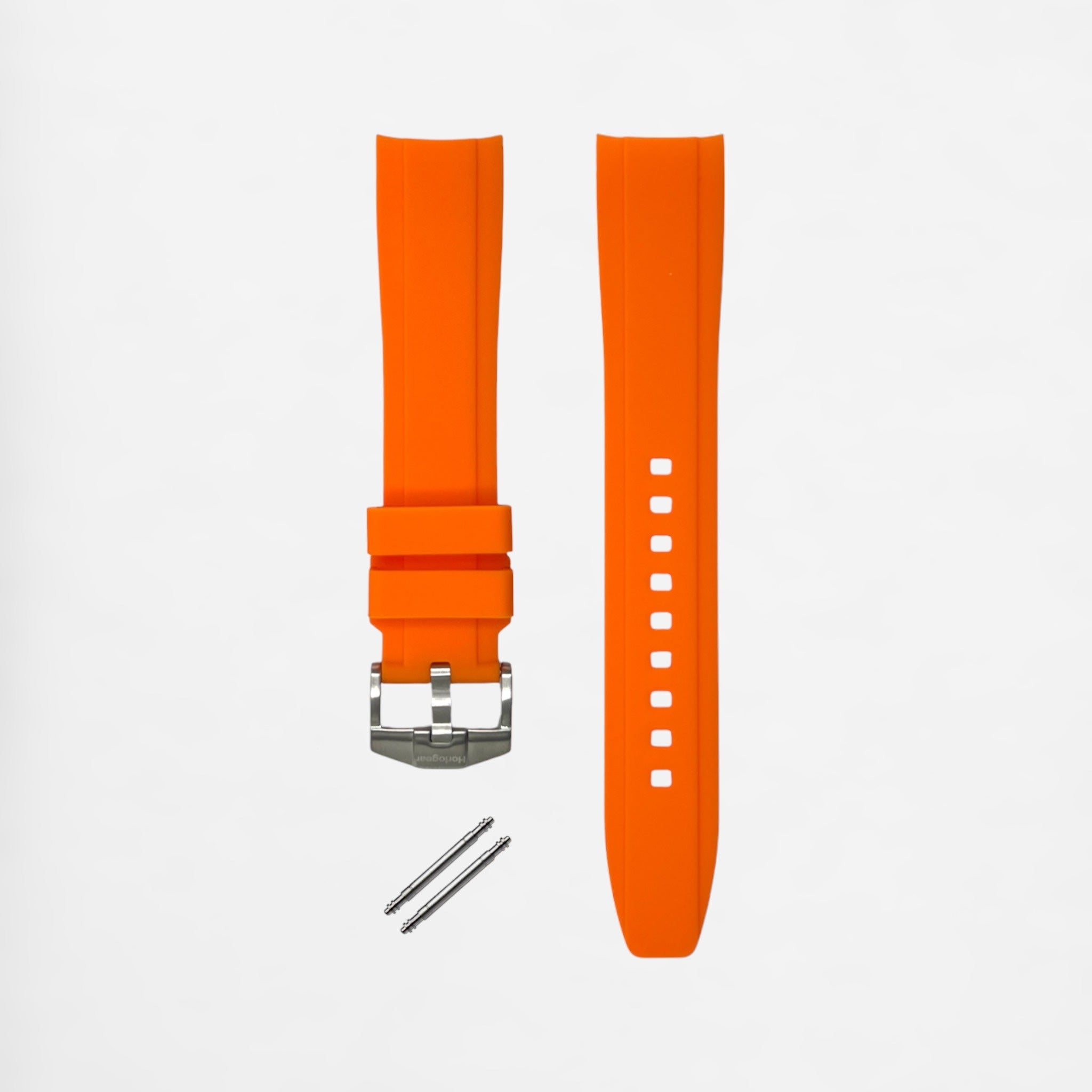 Integrated Rubber Strap 20mm (Flame Orange)