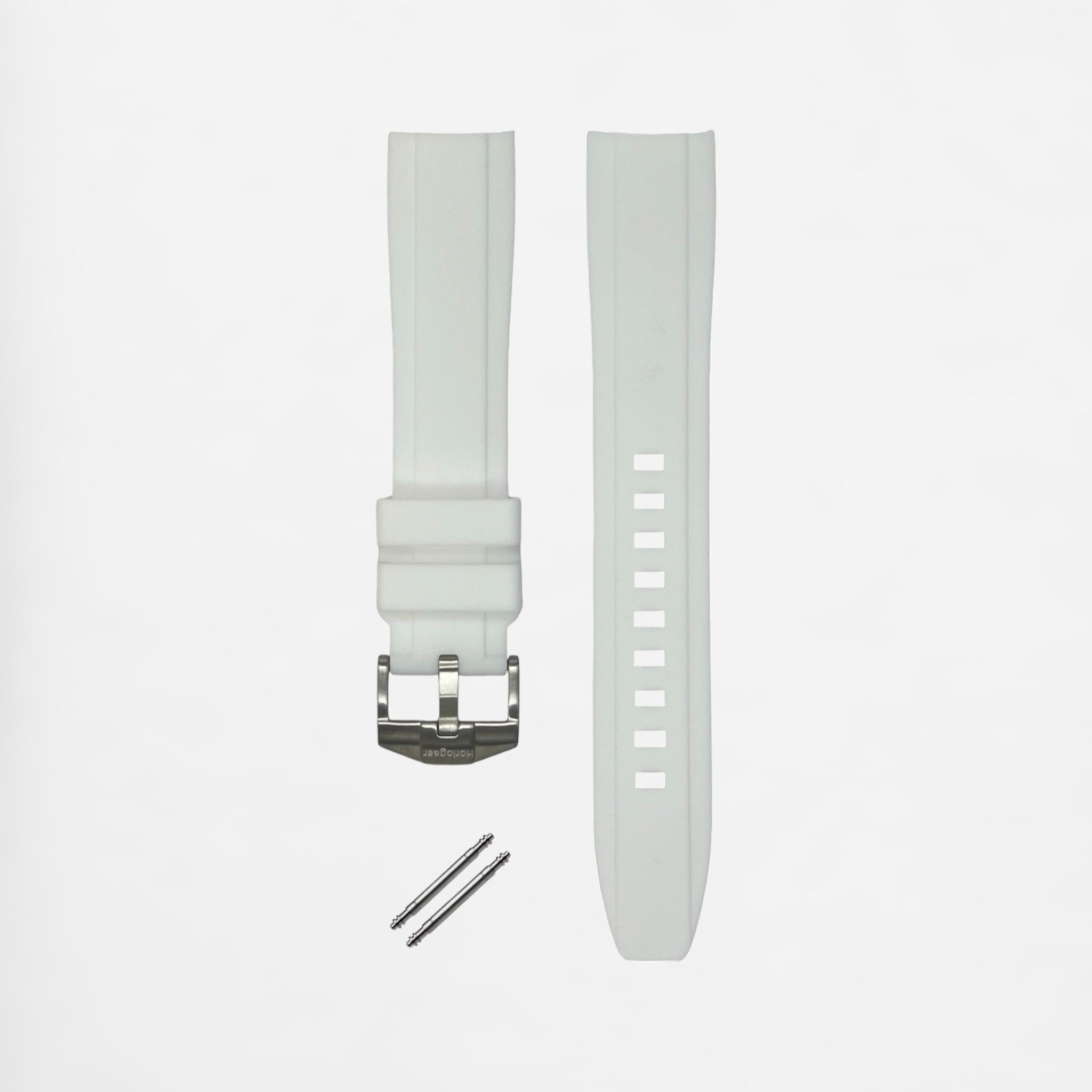 Integrated Rubber Strap 20mm (Lucent White)