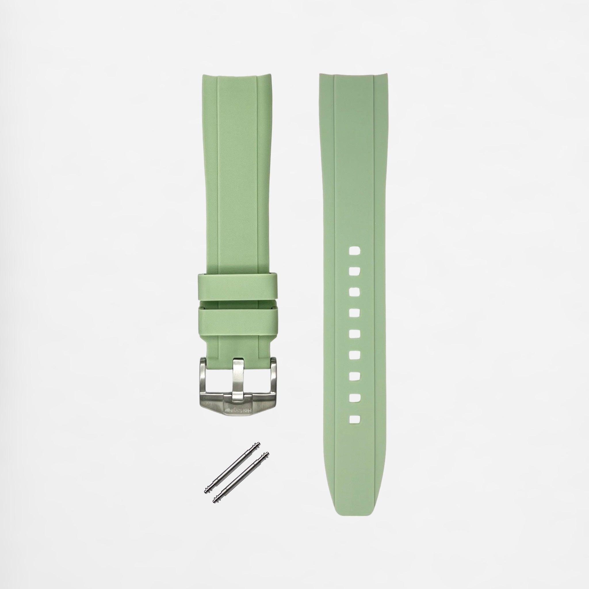 Integrated Rubber Strap 20mm (Pastel Green)