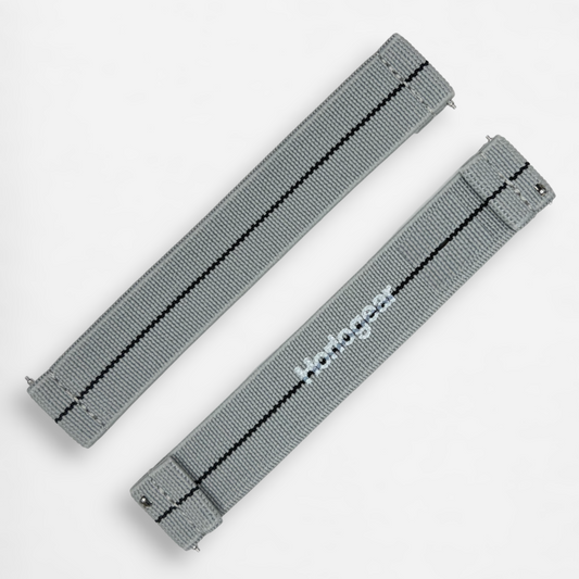 Cinturino HorloFLEX (grigio miraggio/nero)