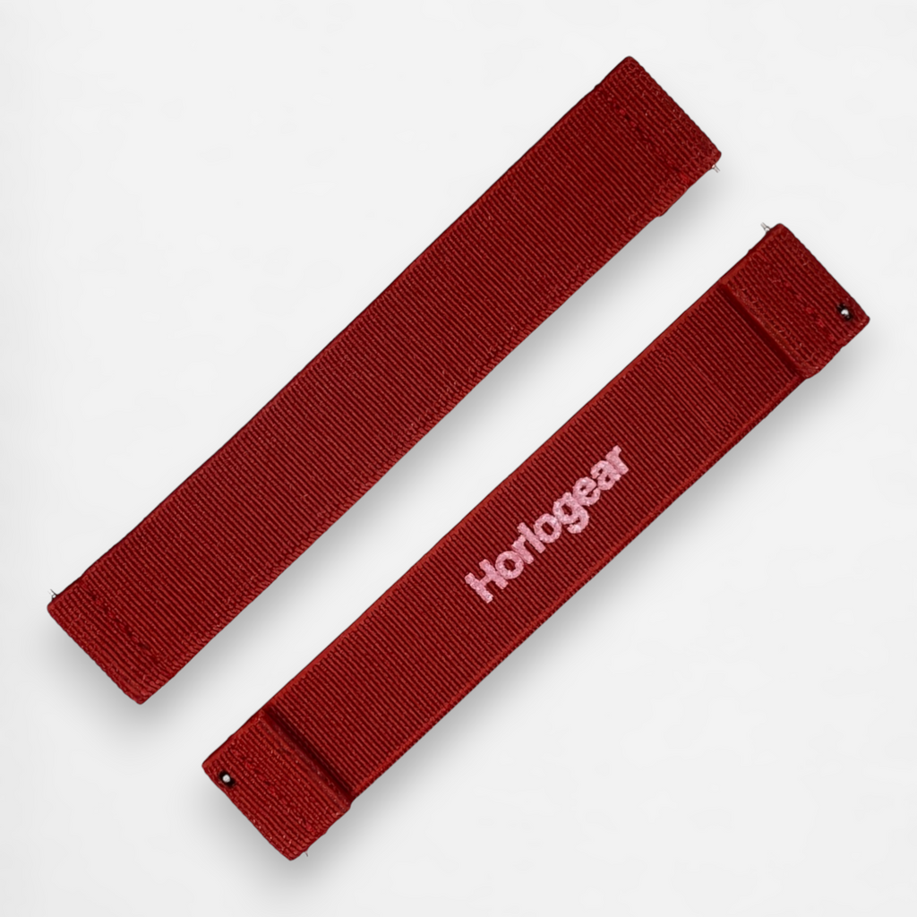 HorloFLEX Elastic Strap 20mm (Lava Red)