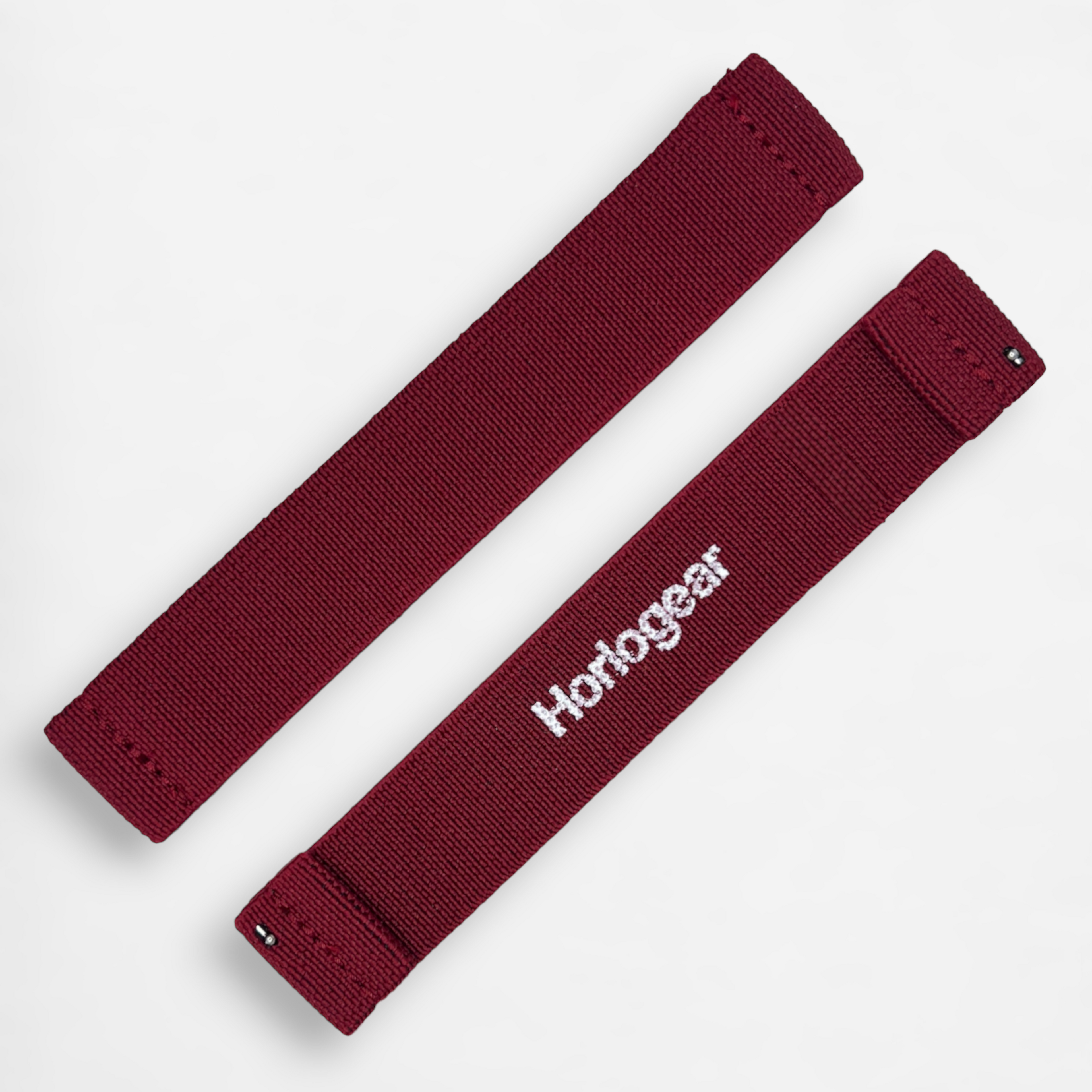 HorloFLEX Elastic Strap 20mm (Fine Burgundy)
