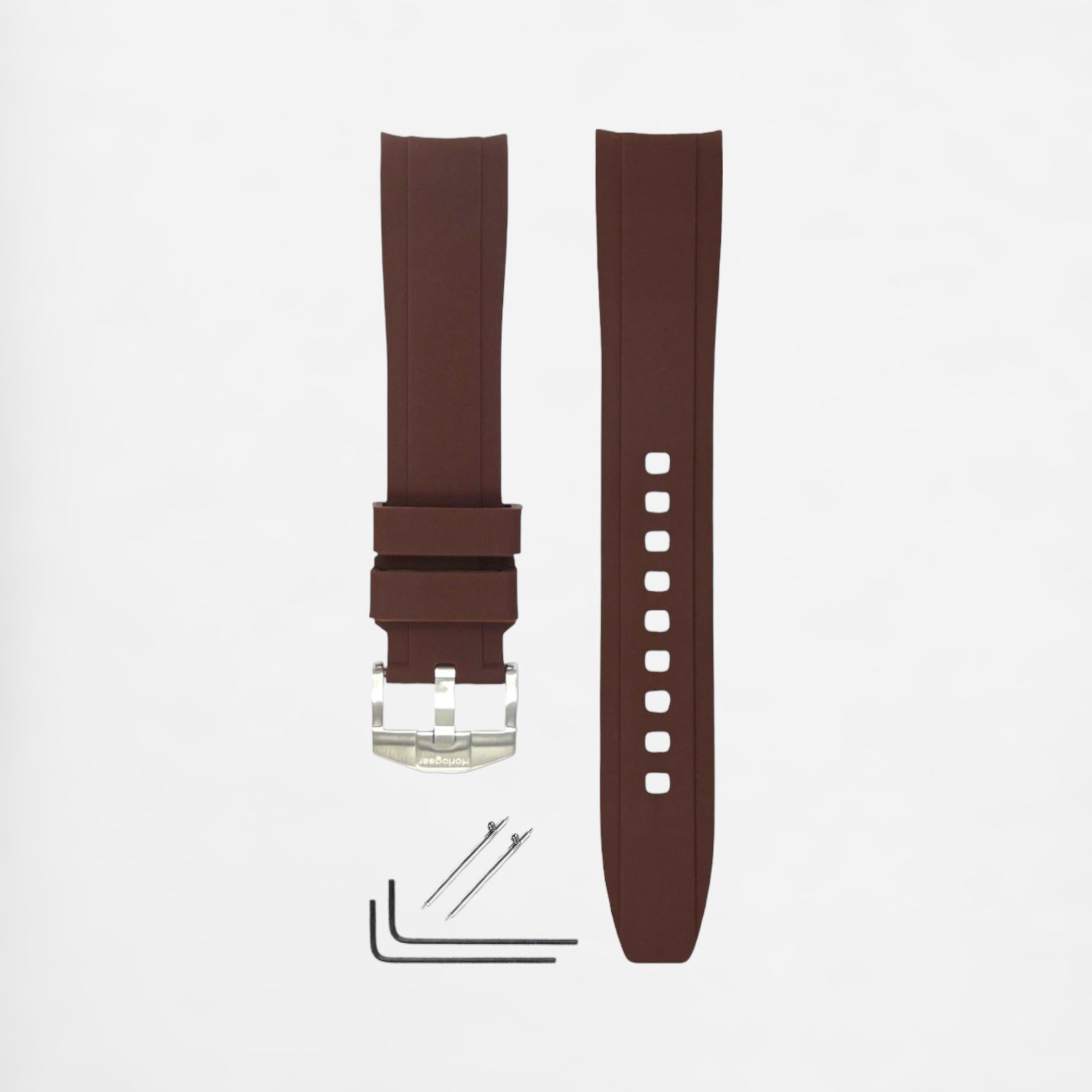 WAVE Band Mocha Brown fits Blancpain X Swatch Scuba Fifty