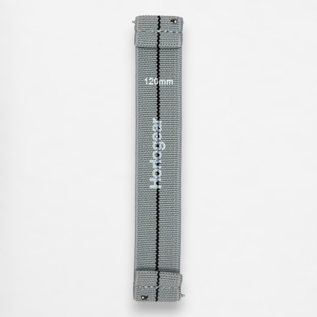 HorloFLEX Elastic Strap 20mm (Mirage Gray / Black)