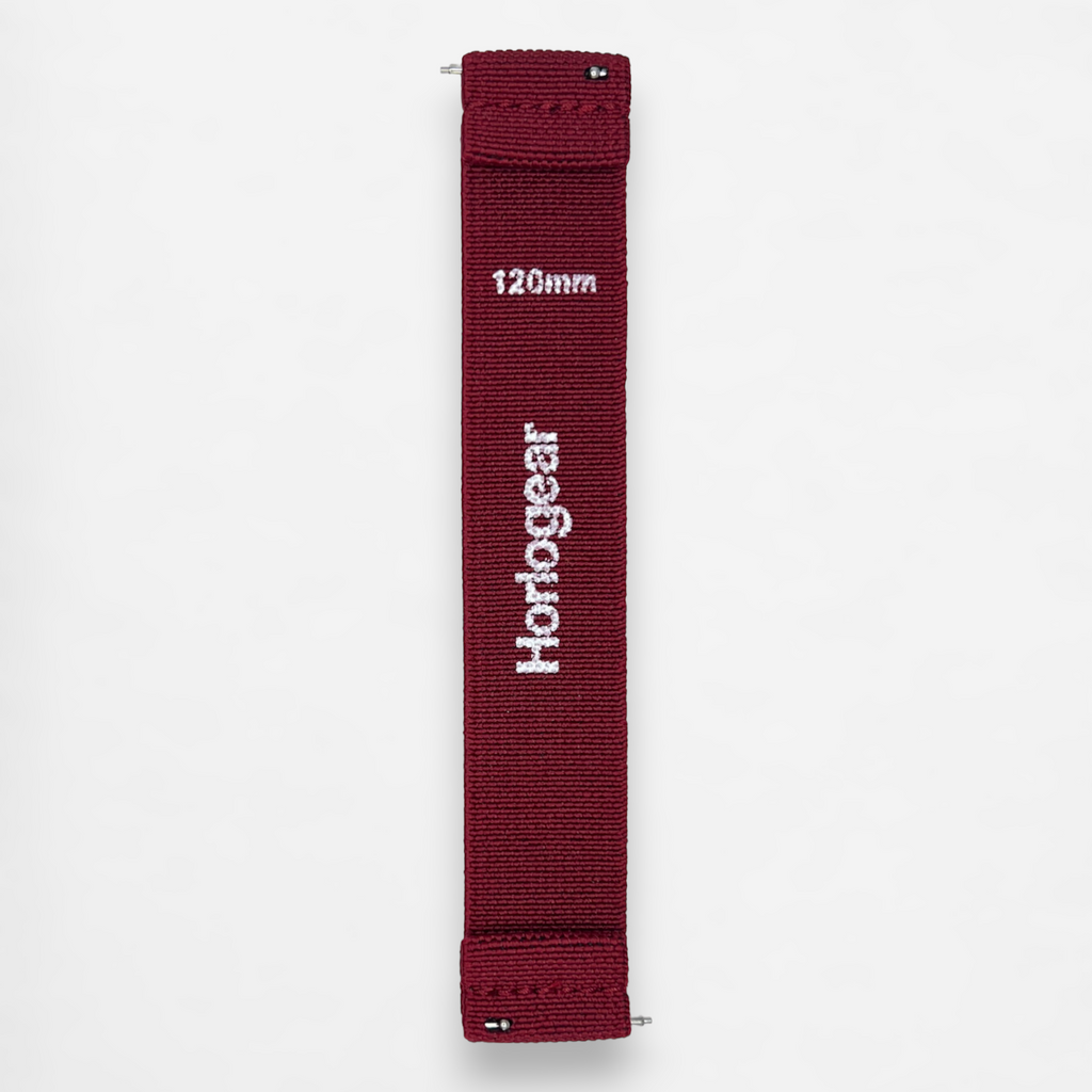 HorloFLEX Elastic Strap 20mm (Fine Burgundy)