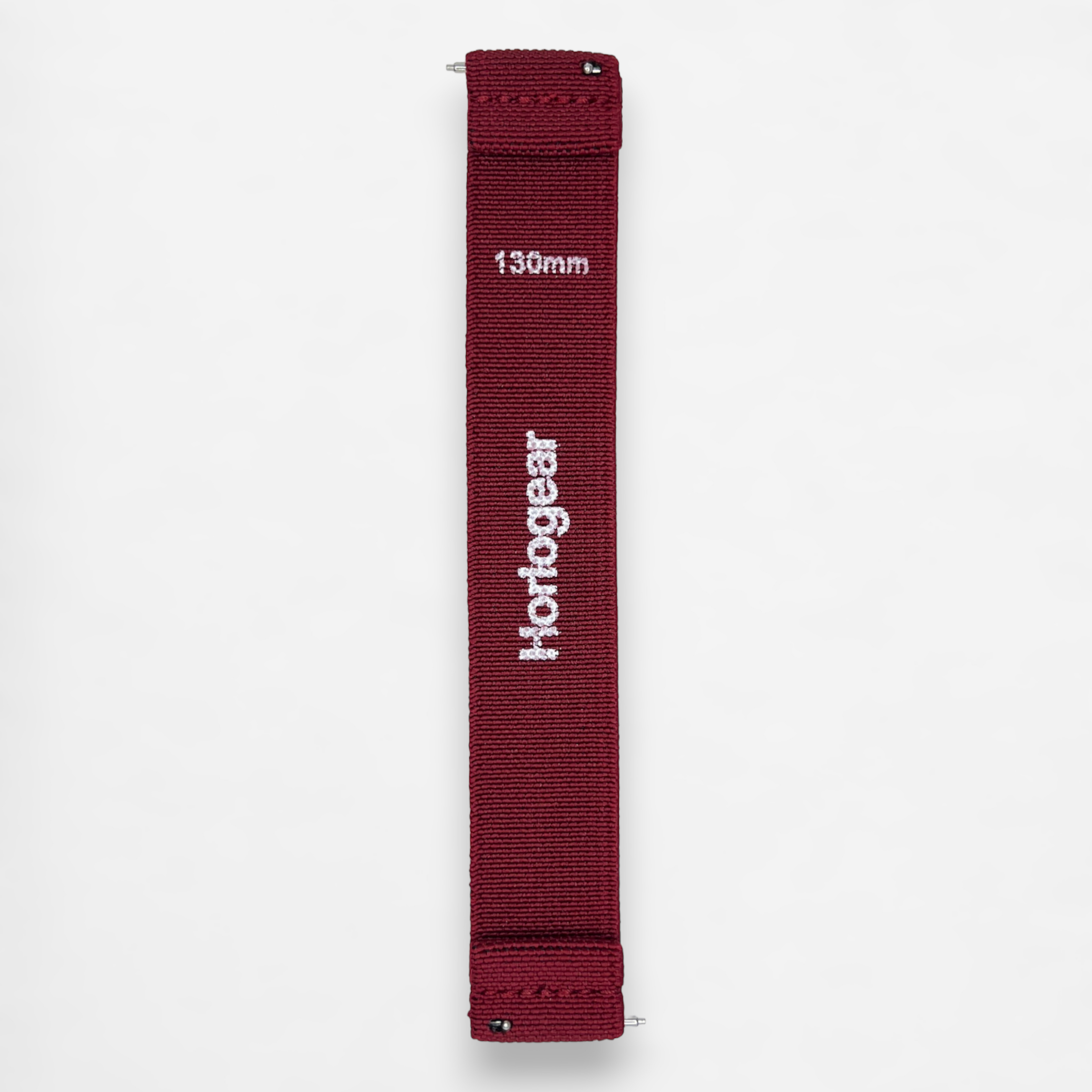 HorloFLEX Elastic Strap 20mm (Fine Burgundy)