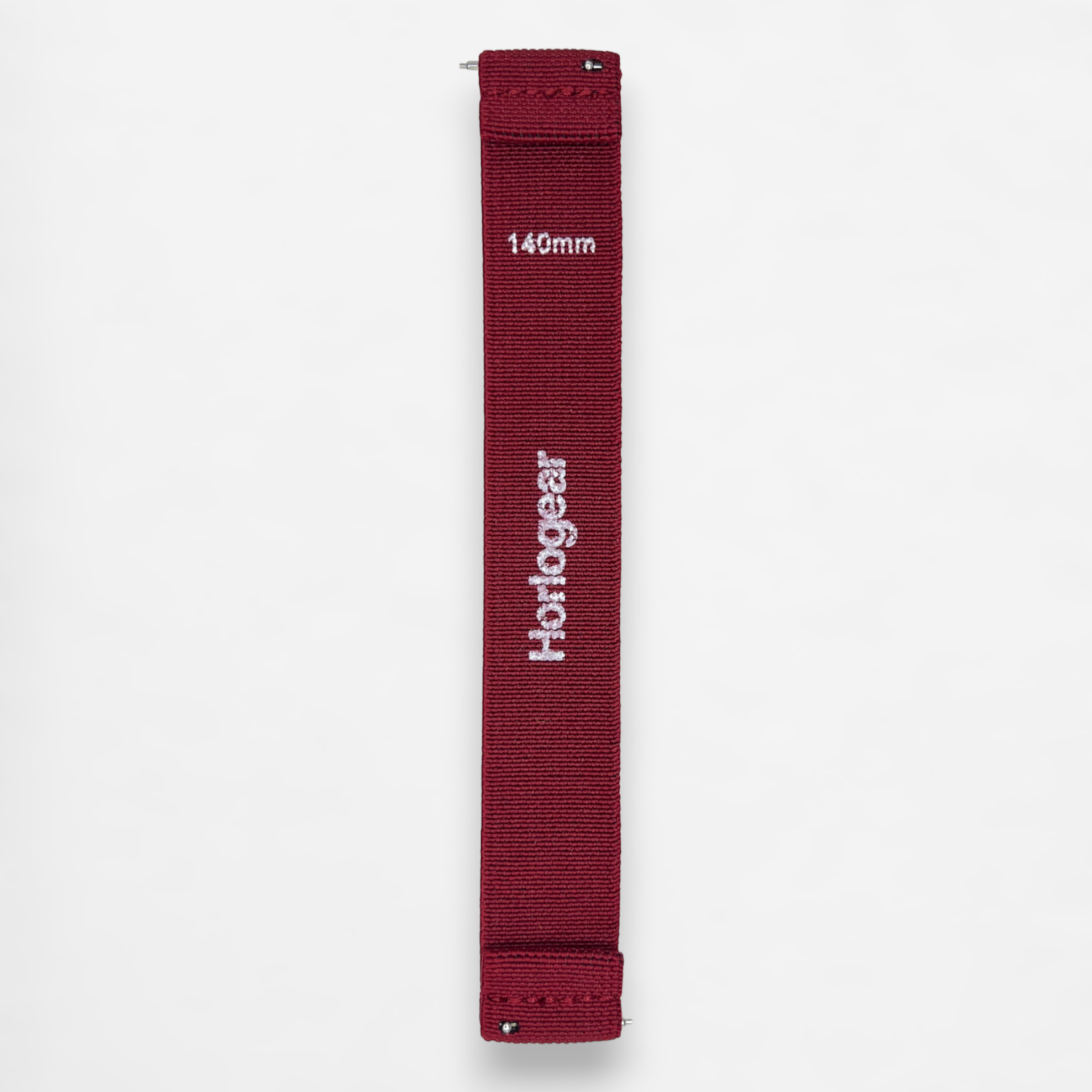 HorloFLEX Elastic Strap 20mm (Fine Burgundy)