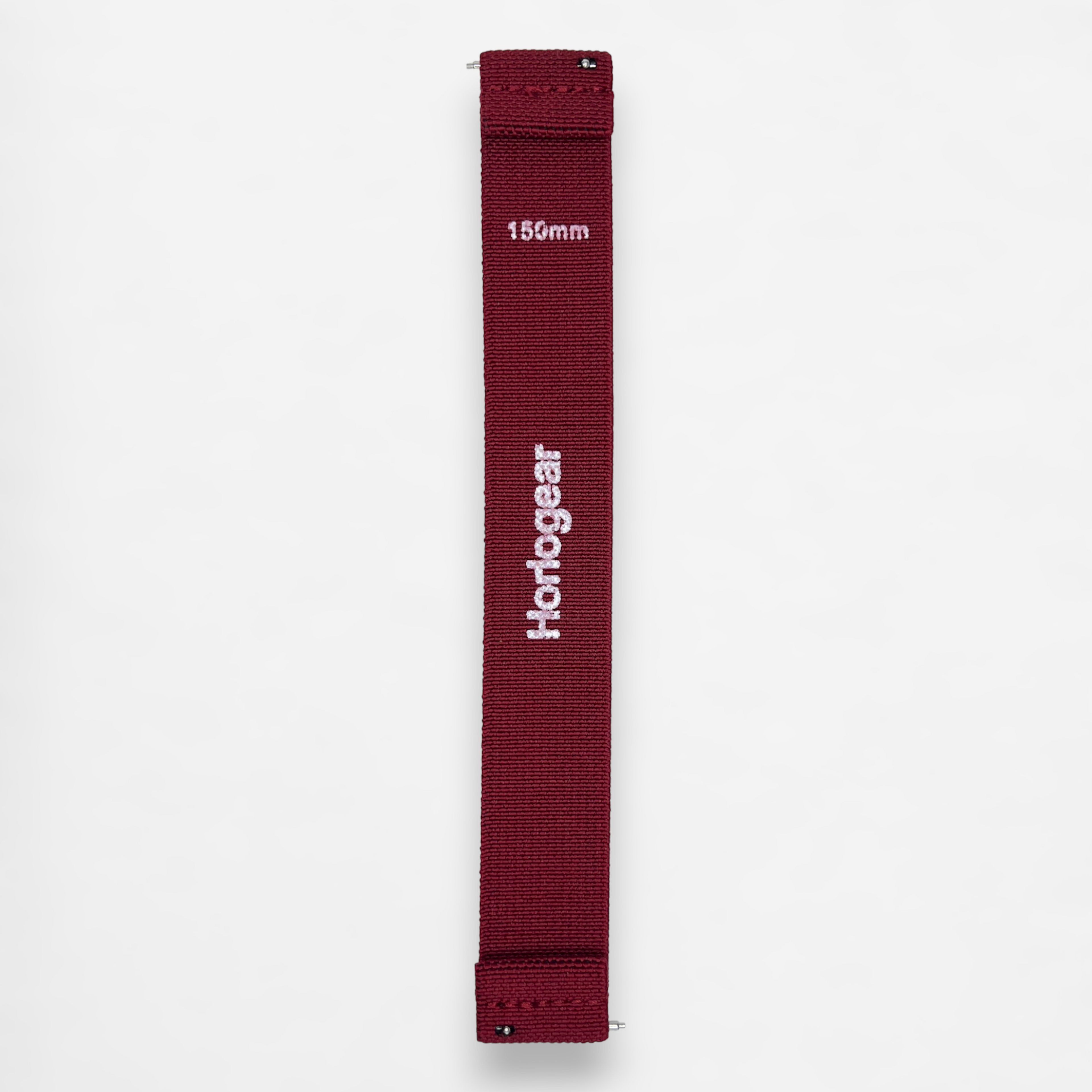 HorloFLEX Elastic Strap 20mm (Fine Burgundy)