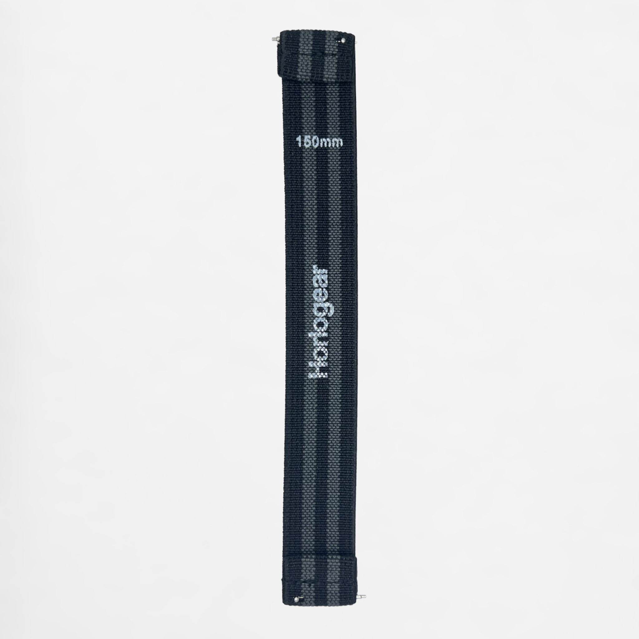 HorloFLEX Elastic Strap 20mm (Obsidian Black / Gray)